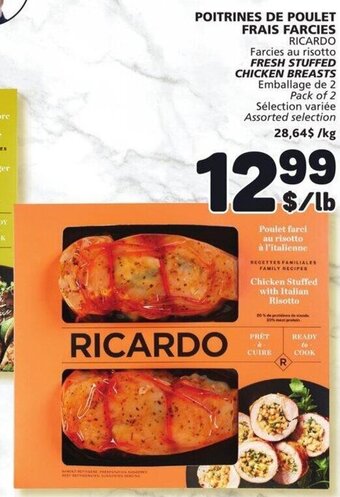 IGA Fresh Stuffed Chicken Breasts offer