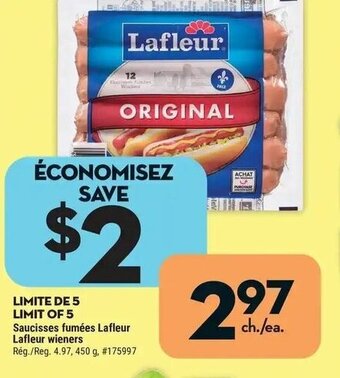 Giant Tiger Lafleur wieners offer