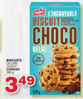 IGA BISCUITS LECLERC CHOCO COOKIES 300 g offer