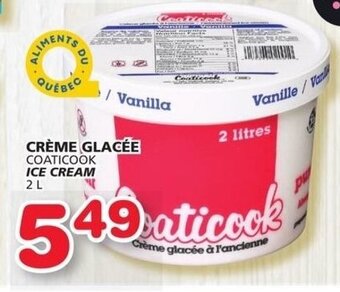 IGA COATICOOK ICE CREAM 2 L offer