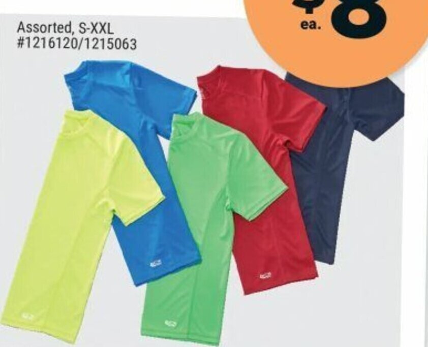 Giant Tiger active tee Assorted, S-XXL offer