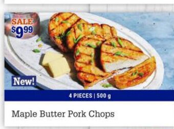 M&M Meat Shops Maple Butter Pork Chops offer