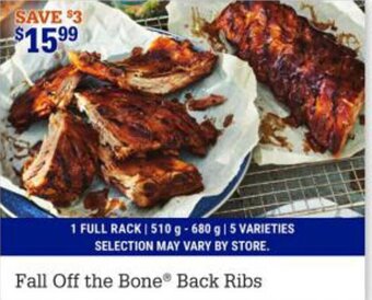 Fall Off the Bone® Back Ribs