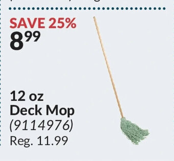 Princess Auto 12 oz Deck Mop offer