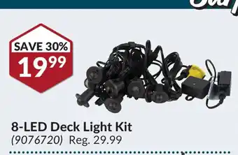 Princess Auto 8-LED Deck Light Kit (9076720) offer
