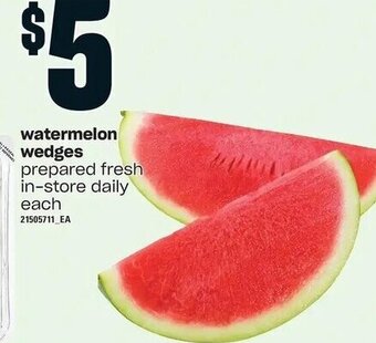 Loblaws watermelon wedges prepared fresh in-store daily offer