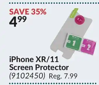 Princess Auto iPhone XR/11 Screen Protector offer