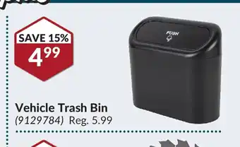 Princess Auto Vehicle Trash Bin (9129784) offer