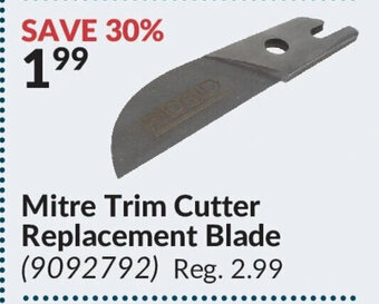 Princess Auto Mitre trim cutter replacement blade offer