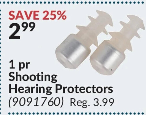 Princess Auto 1 pr Shooting Hearing Protectors (9091760) offer