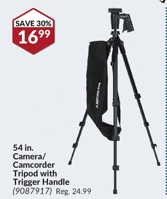 Princess Auto 54 in. Camera/ Camcorder Tripod with Trigger Handle offer