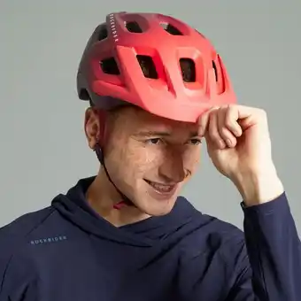 Decathlon Mountain bike helmet - expl 500 pink ombre offer