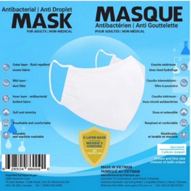Vita Health Fresh Market Mask for adults white offer