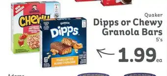 IGA Dipps or Chewy Granola Bars 5's offer