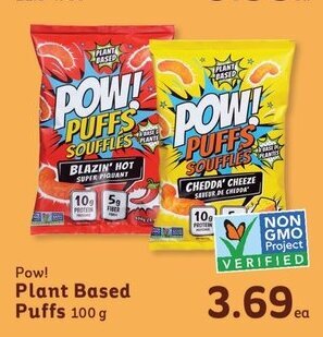 IGA Powl plant based puffs 100g offer