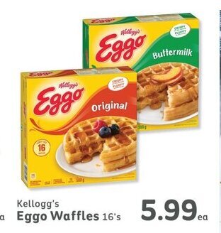 IGA Kellogg's Eggo Waffles 16's offer