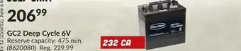 Princess Auto Pro.point gc2 deep cycle 6v batteries offer