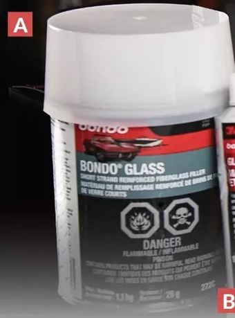 Princess Auto Short strand fibreglass filler offer