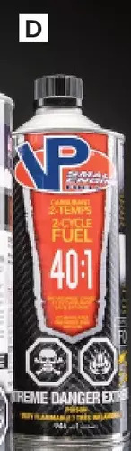 Princess Auto Vp 2-cycle fuel 40:1 offer
