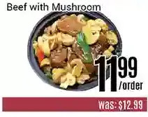 Nations Fresh Foods Beef with mushroom offer