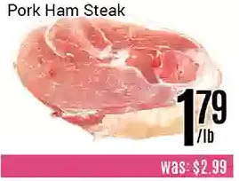 Nations Fresh Foods Pork ham steak offer