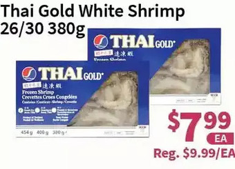 Blue Sky Supermarket Thai gold white shrimp offer