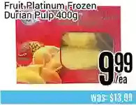 Nations Fresh Foods Fruit platinum frozen durian pulp offer