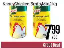 Nations Fresh Foods Knorr chicken broth mix offer