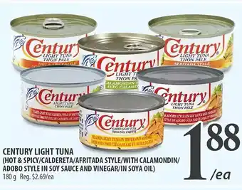 Al Premium Food Mart Century light tuna offer