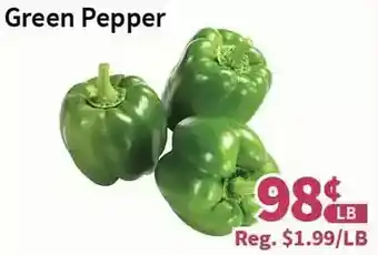 Blue Sky Supermarket Green pepper offer