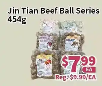Blue Sky Supermarket Jin tian beef ball series offer