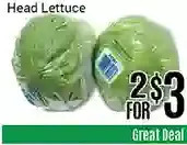 Nations Fresh Foods Head lettuce offer