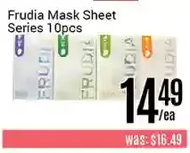 Nations Fresh Foods Frudia mask sheet series offer