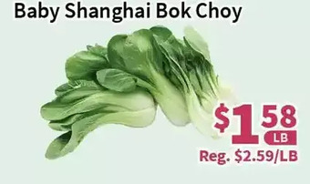 Blue Sky Supermarket Baby shanghai bok choy offer