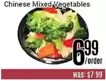 Nations Fresh Foods Chinese mixed vegetables offer