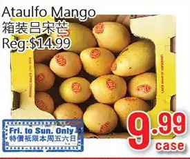 Hong Tai Supermarket Ataulfo mango offer