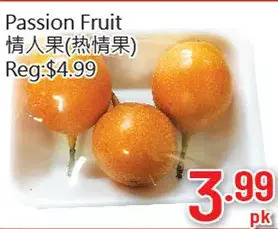 Hong Tai Supermarket Passion fruit offer