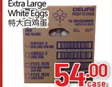 Hong Tai Supermarket Extra large white eggs offer