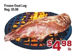 Top Food Supermarket Frozen goat leg offer