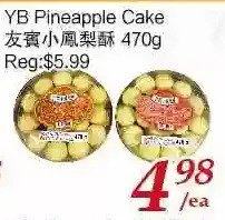 Tone Tai Supermarket Yb pineapple cake offer