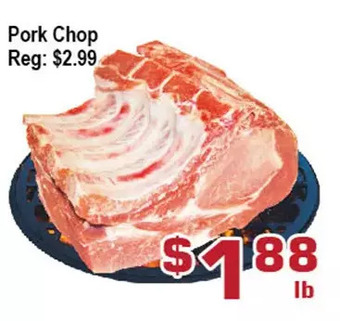Top Food Supermarket Pork chop offer