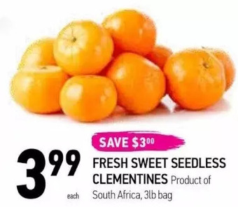 Coppa's Fresh Market Fresh sweet seedless clements offer