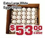 Top Food Supermarket Extra large white eggs offer