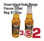 Top Food Supermarket Grace island soda mango flavour offer