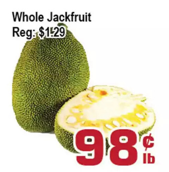 Top Food Supermarket Whole jackfruit offer