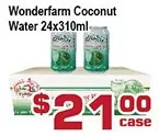 Top Food Supermarket Wonderfarm coconut water offer