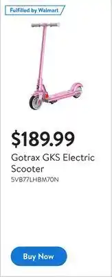 Walmart Gotrax gks electric scooter offer
