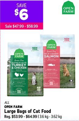 Ren’s Pets Depot All open farm large bags of cat food offer