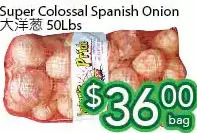 Ample Food Market Super colossal spanish onion offer
