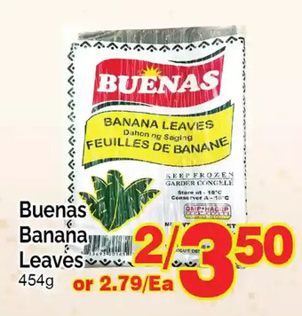 T&T Supermarket Buenas banana leaves offer